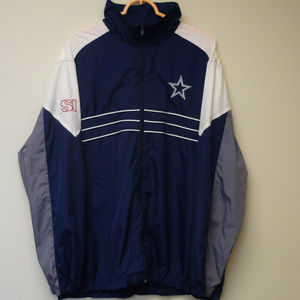 Dallas Cowboys NFL SI Windbreaker Zipper  XL